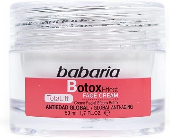 Крем для обличчя Babaria Botox Effect з ефектом ботоксу, 50 мл