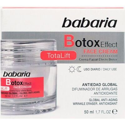 Крем для обличчя Babaria Botox Effect з ефектом ботоксу, 50 мл