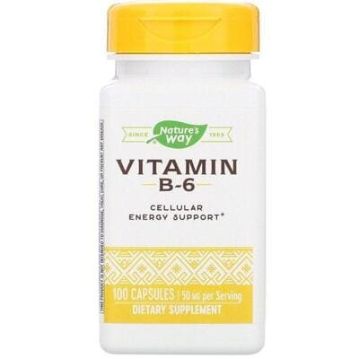 Вітамін В6 Nature's Way Vitamin B-6 50 мг, 100 капсул