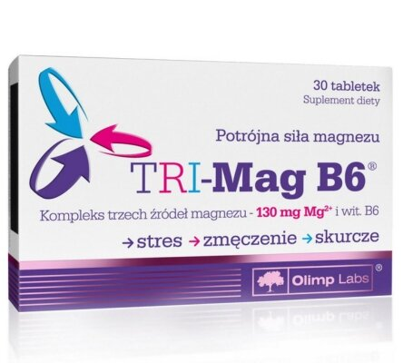 Вітамінно-мінеральний комплекс Olimp TRI-Mag B6, 30 таблеток