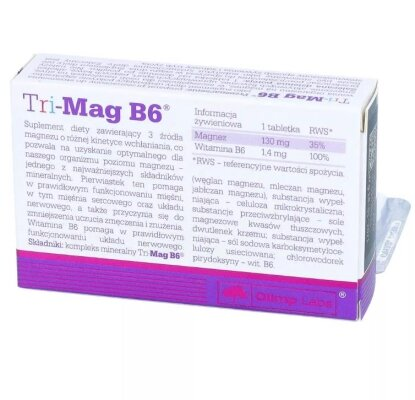 Вітамінно-мінеральний комплекс Olimp TRI-Mag B6, 30 таблеток
