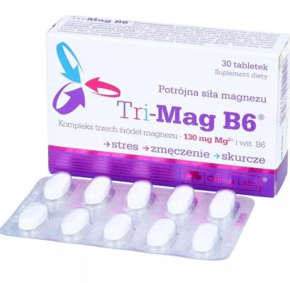 Вітамінно-мінеральний комплекс Olimp TRI-Mag B6, 30 таблеток