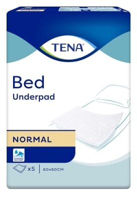 Пелюшки Tena Bed Normal одноразові поглинаючі60 x 60 см, 5 шт