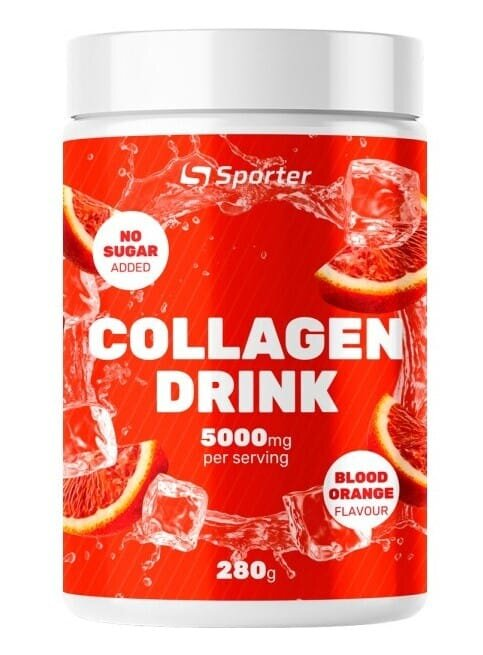Колаген Sporter Collagen червоний апельсин, 280 г