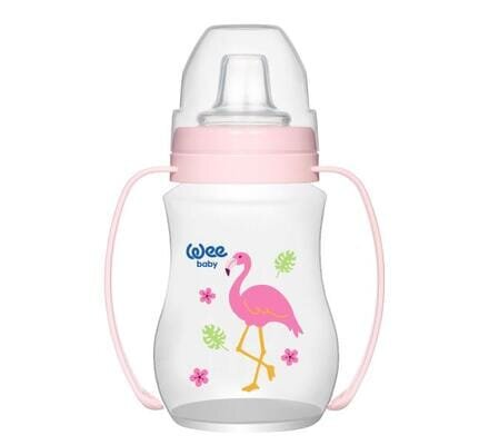 Чашка-непроливайка Wee Baby з ручками та м’яким носиком 250 мл