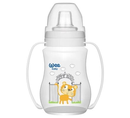 Чашка-непроливайка Wee Baby з ручками та м’яким носиком 250 мл
