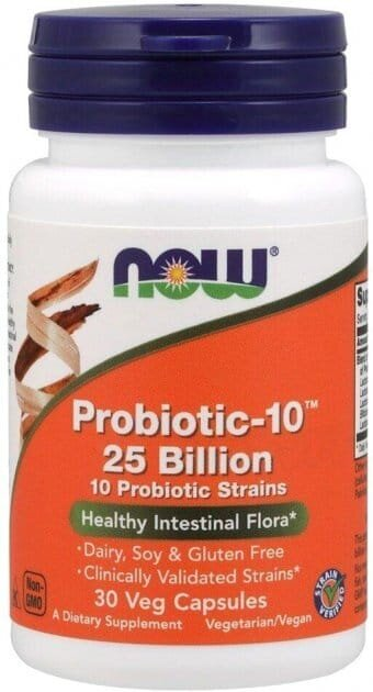 Пробіотик-10 NOW Probiotic-10 25 Billion вег. капсули №30