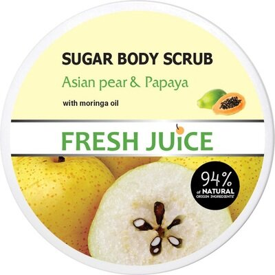 Цукровий скраб для тіла Fresh Juice Asian Pear & Papaya, 225 мл