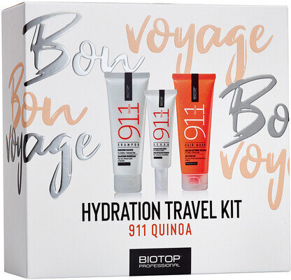 Набір Biotop 911 Quinoa Travel Kit (шампунь 75 мл + маска 75 мл + серум 30 мл)