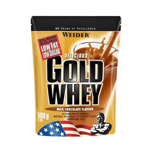 Протеїн Weider Gold Whey, молочний шоколад, 500 г