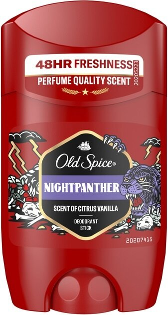 Дезодорант стік Old Spice Night Panther 48h для чоловіків, 50 мл