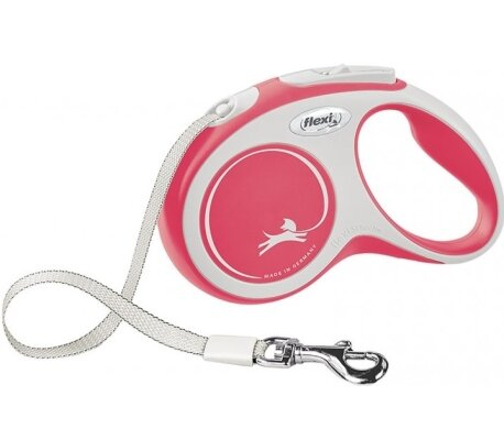 Повідець-рулетка Trixie 213403 Flexi New COMFORT, червона (стрічка) S 5 м, до 15 кг