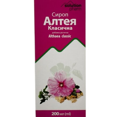 Алтея сироп класичний Solution Pharm по 200 мл у флак.