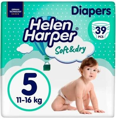 Підгузки Helen Harper S&D розмір 5 Junior, 11-16 кг, 39 шт