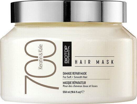 Маска для волосся Biotop 700 Keratin & Kale, 550 мл