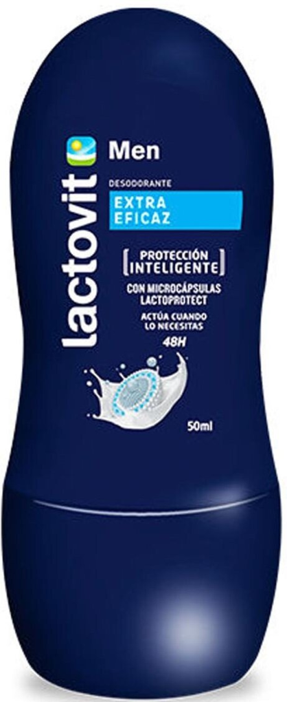 Дезодорант кульковий Lactovit Men Extra Effective чоловічий, 50 мл