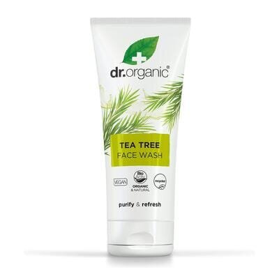 Гель для вмивання Dr. Organic з екстрактом чайного дерева, 200 мл