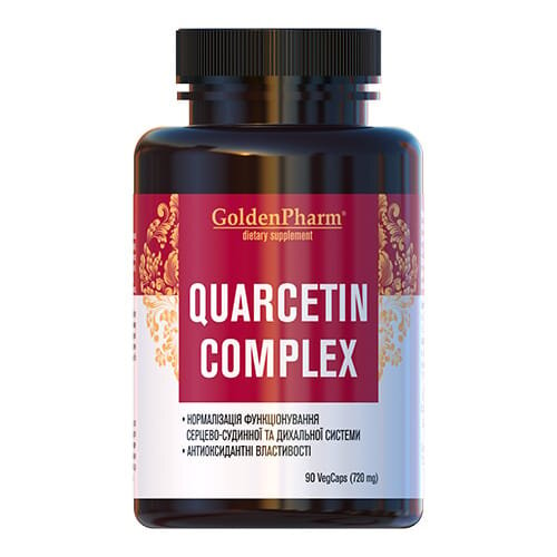 Кверцетин комплекс Golden Pharm капсули №90