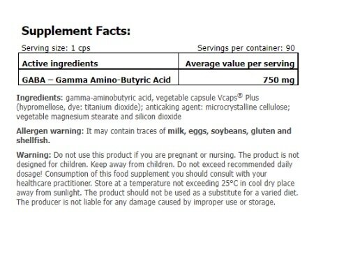ГАМК (Габа) Amix Nutrition GreenDay GreenDay ProVegan Gold GABA веганські капсули №90