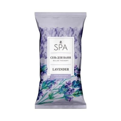 Сіль для ванн Spa натуральна морська, лаванда, 500 г