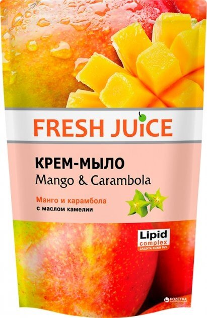 Крем-мило рідке Fresh Juice Mango & Carambola, дой-пак 460 мл