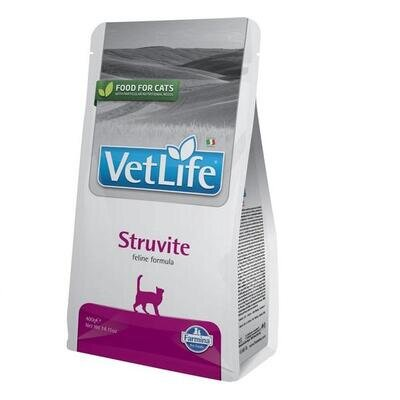 Корм сухий Farmina Vet Life Struvite для котів для розчинення струвітних уролітів, 400 г