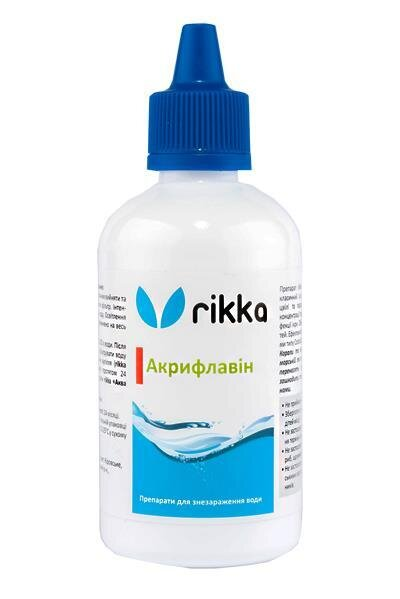Акрифлавін Rikka для знезараження акваріумної води, 100 мл