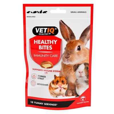 Ласощі для гризунів VetIQ Healthy Bites Immunity care з ехінацеєю для підвищення імунітету, 30 г