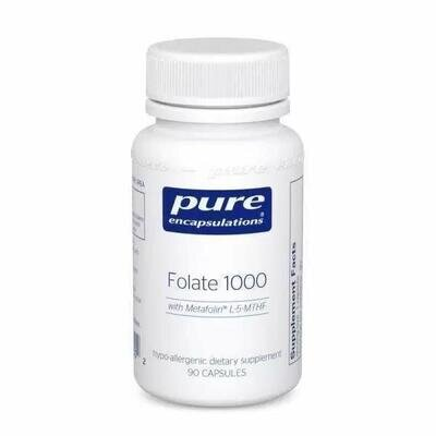 Фолат Pure Encapsulations 1000 мг, 90 капсул