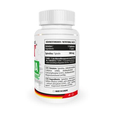 Спіруліна MST Nutrition Spirulina, 90 таблеток