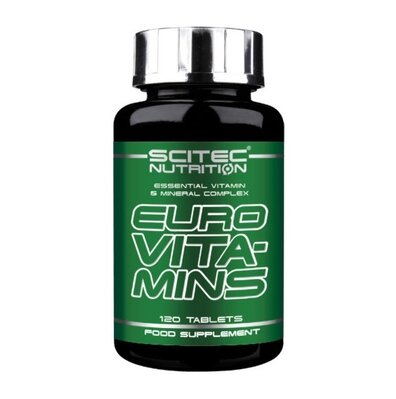 Вітамінно-мінеральний комплекс Scitec Nutrition Euro Vita-Mins, 120 таблеток