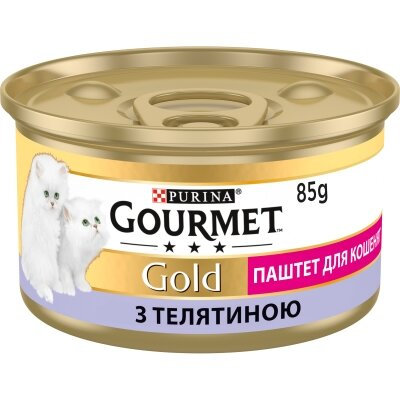 Корм вологий для кошенят Purina Gourmet Gold Паштет з телятиною, 85 г