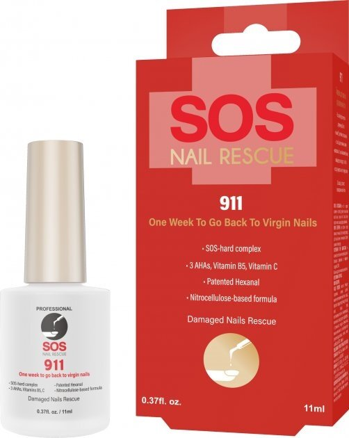 Засіб для нігтів Sos Nail Rescue 911 Тиждень для відновлення нігтів, 11 мл
