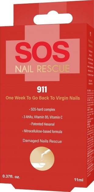 Засіб для нігтів Sos Nail Rescue 911 Тиждень для відновлення нігтів, 11 мл