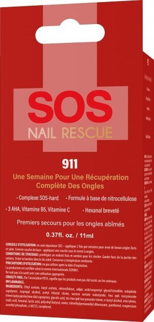 Засіб для нігтів Sos Nail Rescue 911 Тиждень для відновлення нігтів, 11 мл