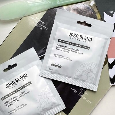 Маска для обличчя Joko Blend альгінатна ефект ліфтингу з колагеном та еластином, 20 г