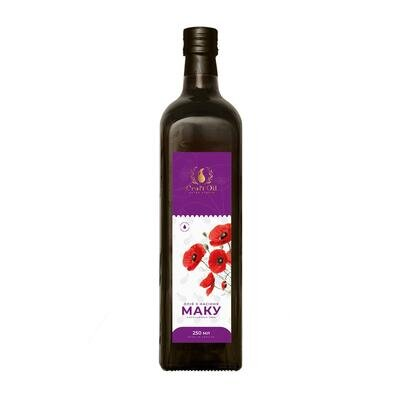 Олія макова Craft Oil холодного віджиму, 250 мл