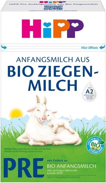Суміш суха молочна HiPP Bio Ziegen Milch PRE органічна на козячому молоці для дітей з народження, 400 г