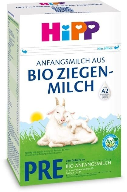 Суміш суха молочна HiPP Bio Ziegen Milch PRE органічна на козячому молоці для дітей з народження, 400 г