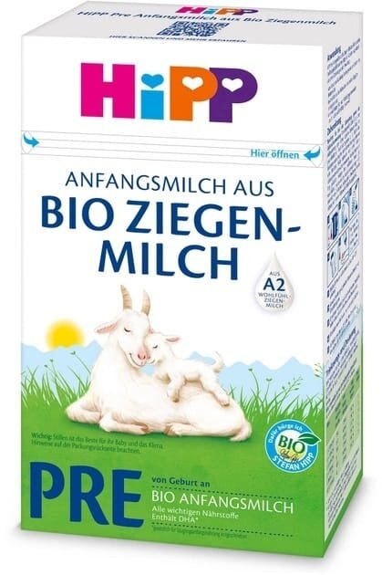 Суміш суха молочна HiPP Bio Ziegen Milch PRE органічна на козячому молоці для дітей з народження, 400 г