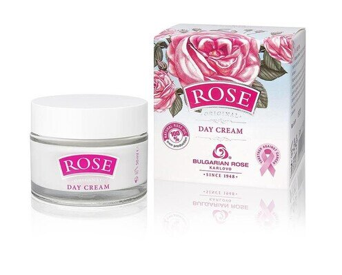 Крем для обличчя Bulgarian Rose Karlovo Rose Original з олією троянди денний, 50 мл