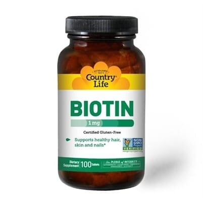 Біотин Country Life Biotin 1000 мкг, 100 таблеток