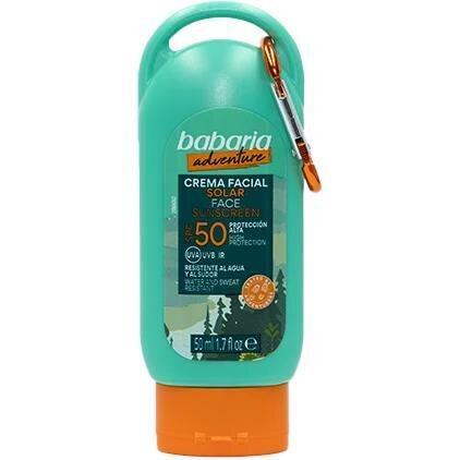 Крем для обличчя Babaria SPF50 сонцезахисний Алое вера, 50 мл