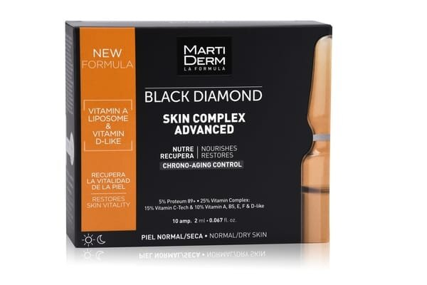Ампули MartiDerm Black Diamond Skin Complex Advanced, 10 штук по 2 мл