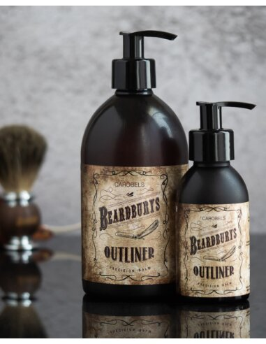 Бальзам-емульсія Beardburys Outliner безбарвний для контурного гоління, 500 мл