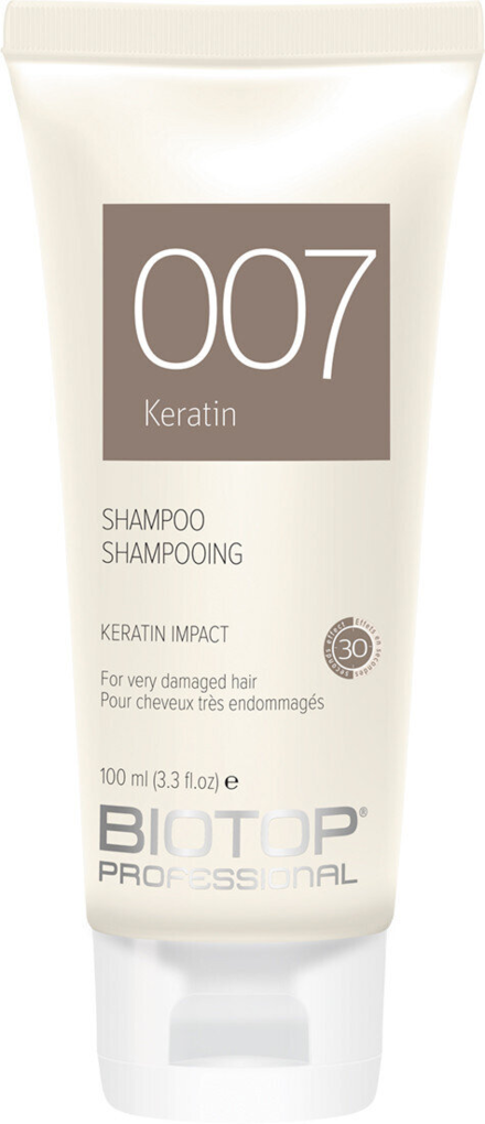 Набір Biotop 007 Keratin Starter Kit (шампунь 100 мл + маска 100 мл + сироватка 10 мл)