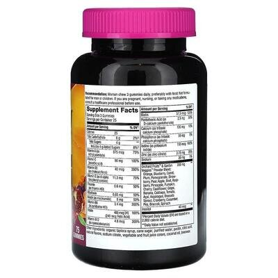 Мультивітаміни для жінок Nature's Way Alive! Womens Premium, 75 жувальних таблеток