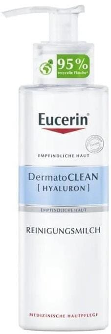 Молочко для обличчя Eucerin DermatoClean очищуюче для сухої чутливої шкіри (63991), 200 мл
