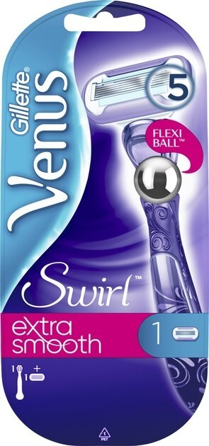 Станок для гоління (бритва) Venus 5 Swirl з 1 змінним картриджем жіночий