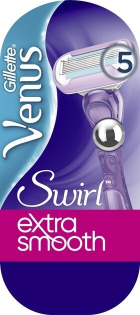 Станок для гоління (бритва) Venus 5 Swirl з 1 змінним картриджем жіночий